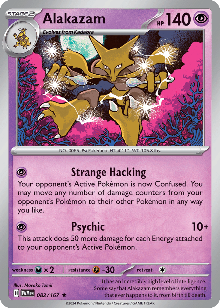 Alakazam 82 Twilight Masquerade