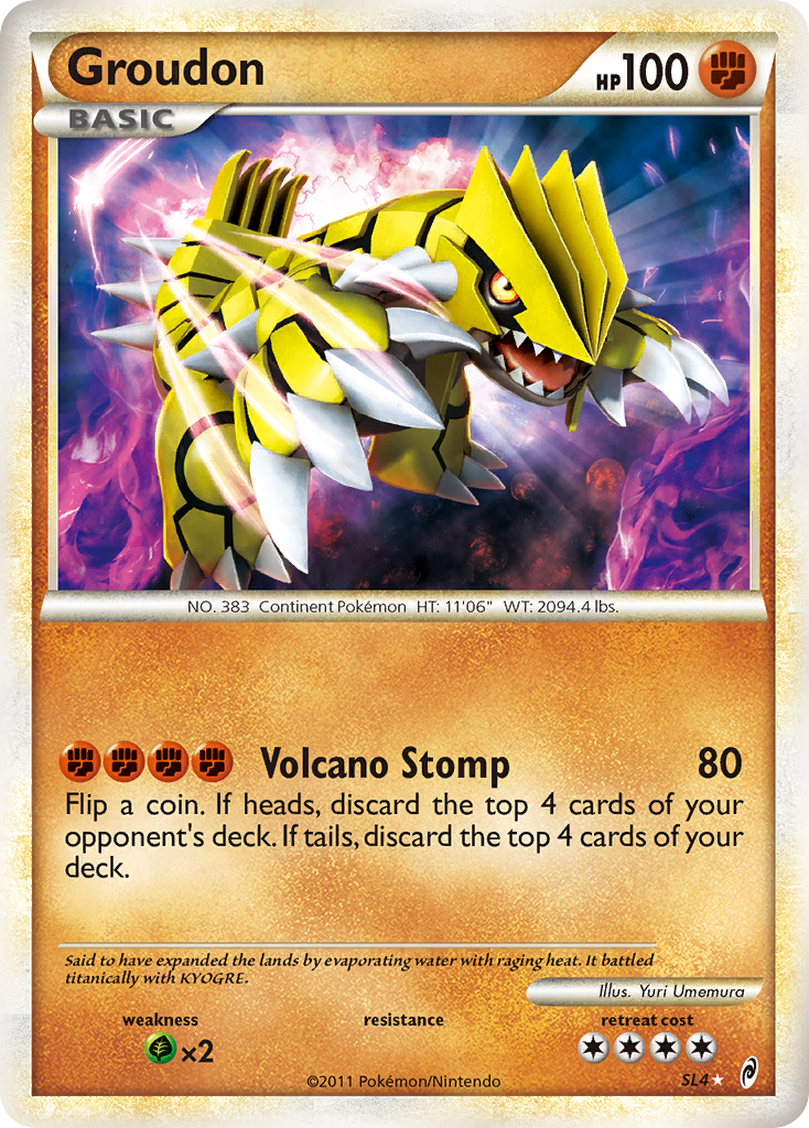 Groudon SL4/95 Call of Legends
