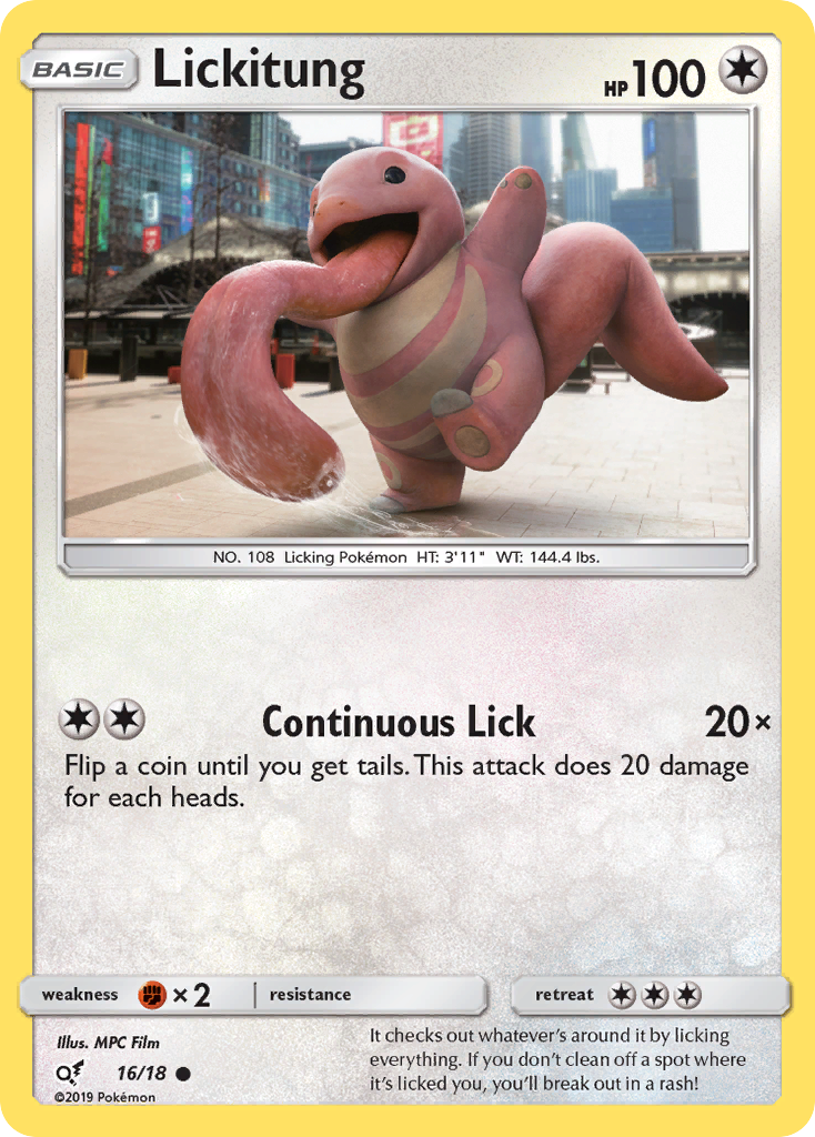 Lickitung 16/18 Detective Pikachu