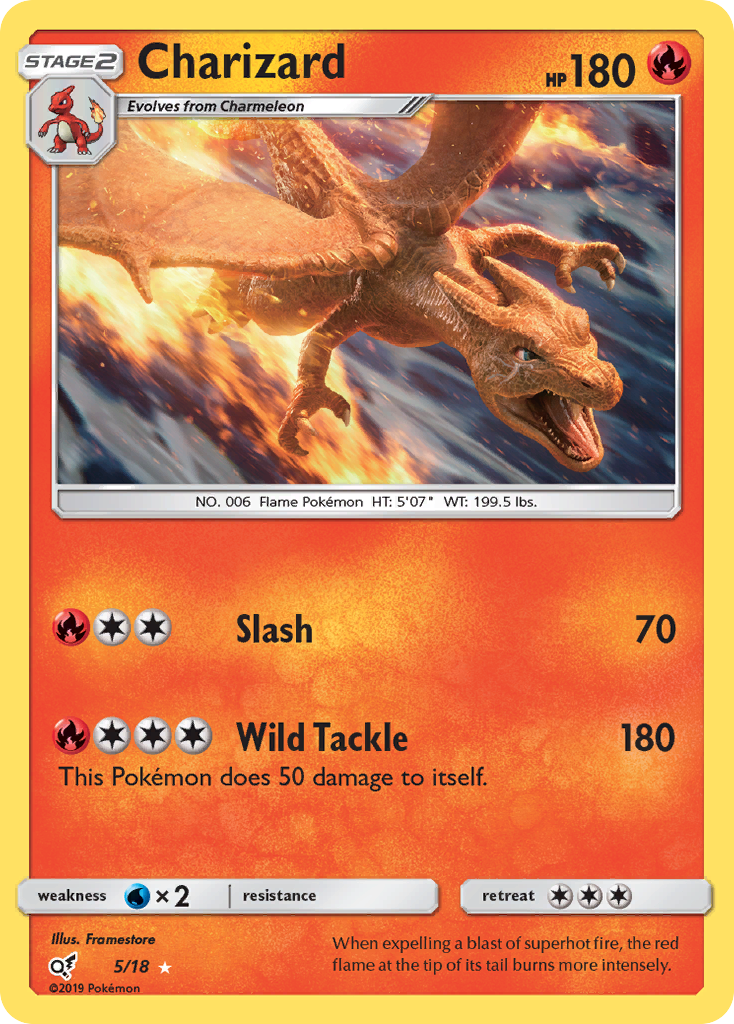 Charizard 5/18 Detective Pikachu