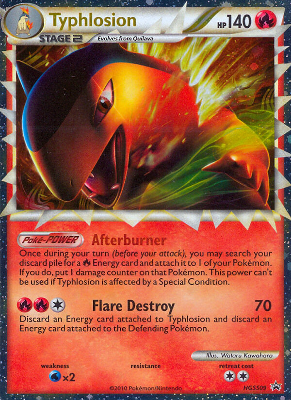 Typhlosion HGSS09/25 HGSS Black Star Promos