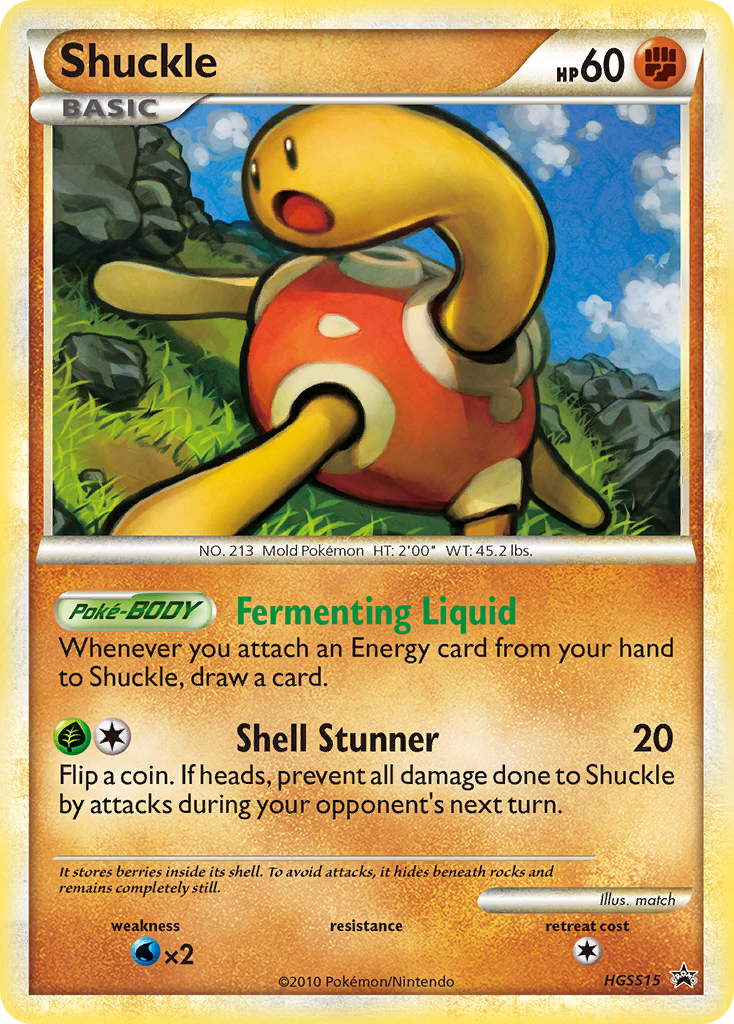 Shuckle HGSS15/25 HGSS Black Star Promos