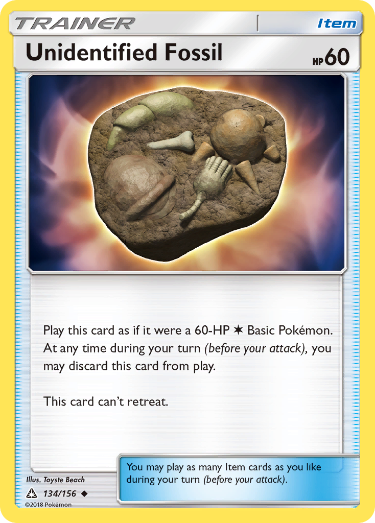Unidentified Fossil 134/156 Ultra Prism