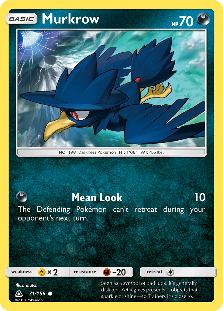 Murkrow 71/156 Ultra Prism
