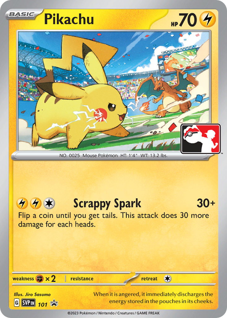 Pikachu 101/215 Scarlet & Violet Black Star Promos