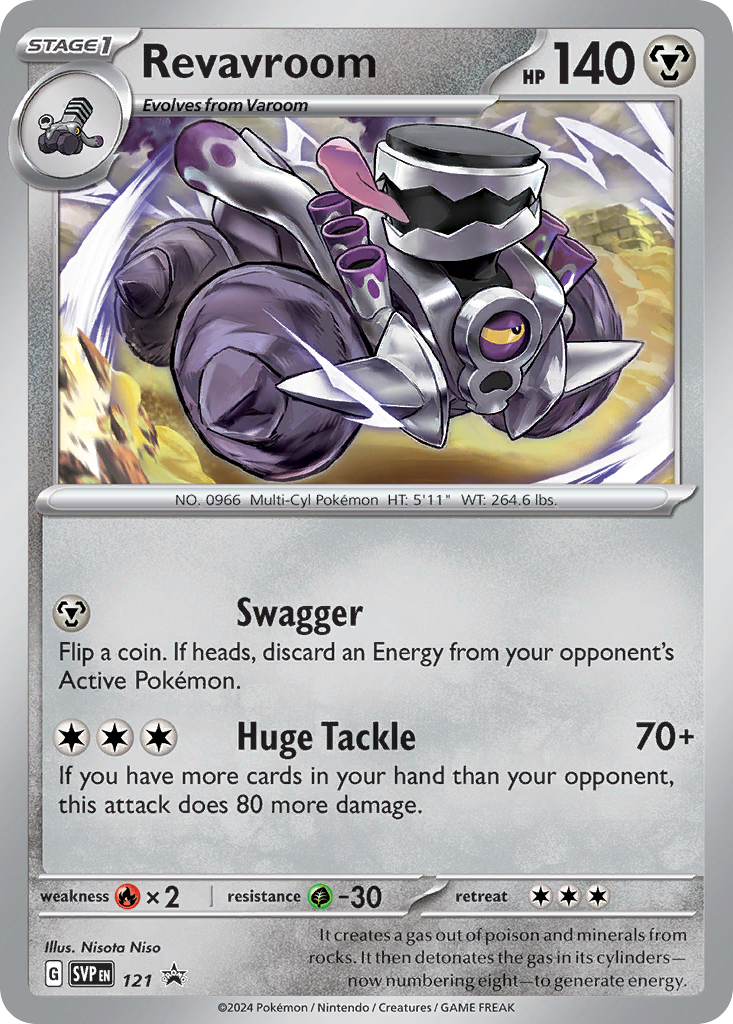 Revavroom 121/215 Scarlet & Violet Black Star Promos