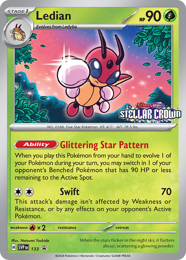 Ledian 133/215 Scarlet & Violet Black Star Promos