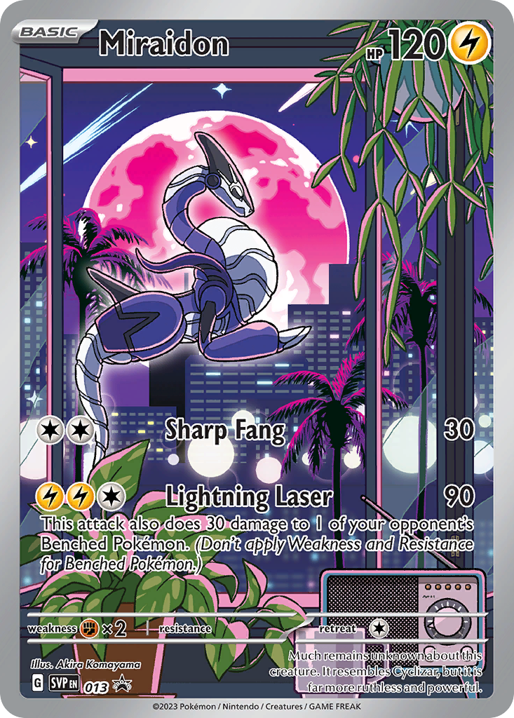 Miraidon 13/215 Scarlet & Violet Black Star Promos