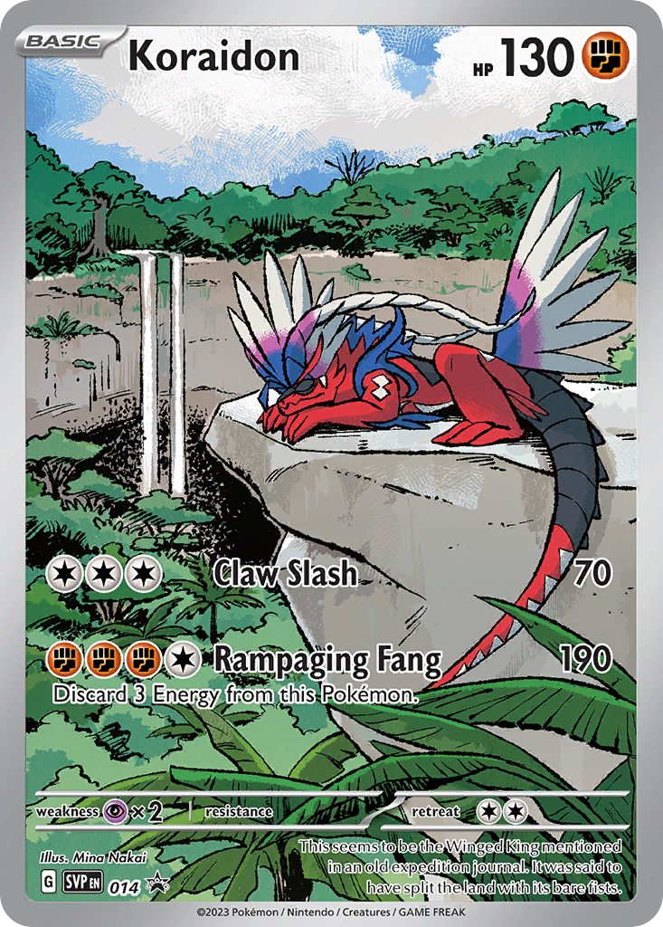 Koraidon 14/215 Scarlet & Violet Black Star Promos