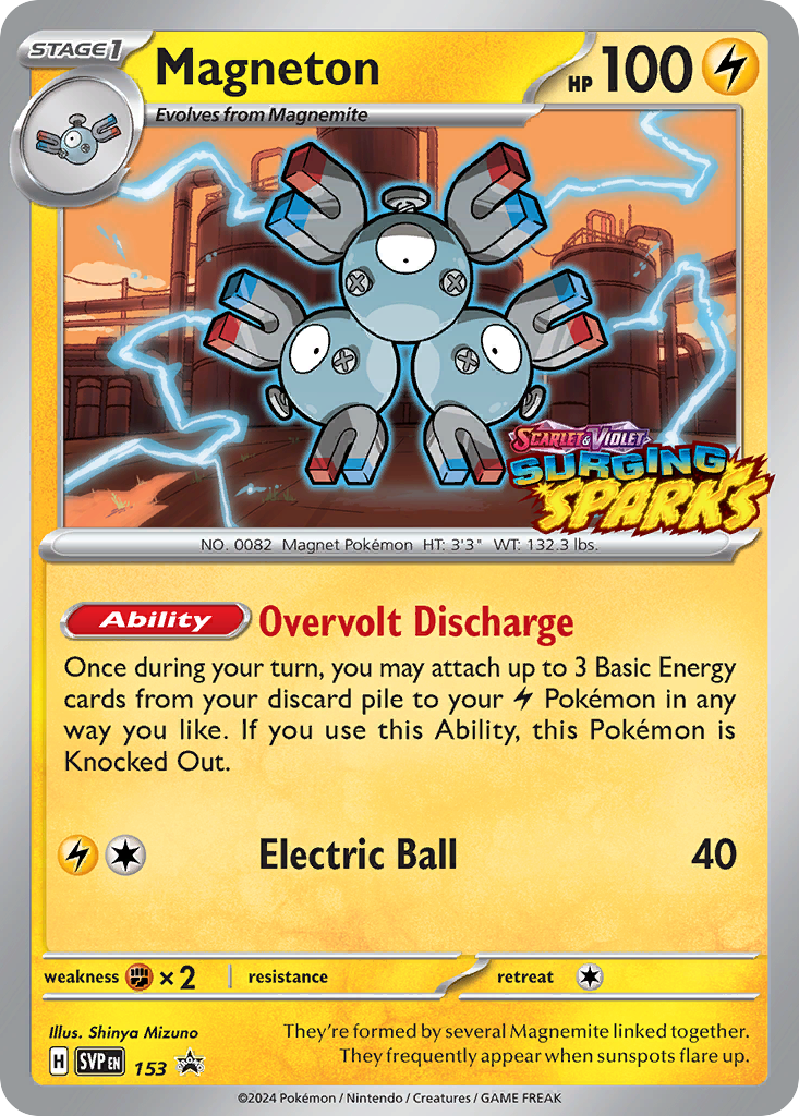 Magneton 153/215 Scarlet & Violet Black Star Promos