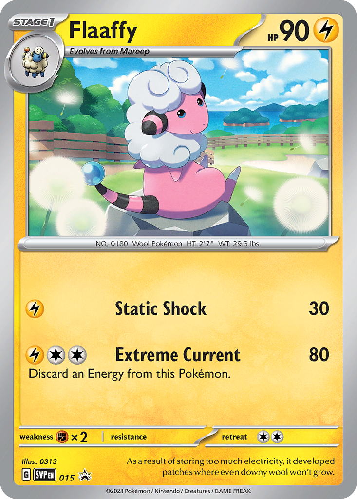 Flaaffy 15/215 Scarlet & Violet Black Star Promos