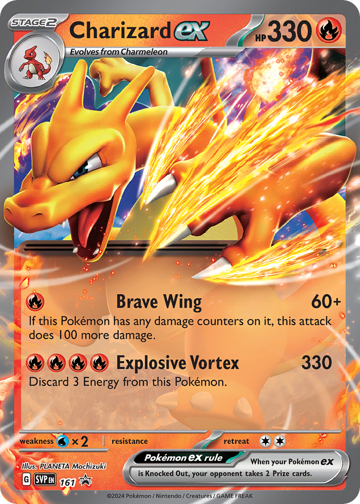 Charizard ex 161/215 Scarlet & Violet Black Star Promos
