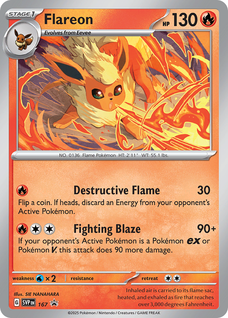 Flareon 167/150 Scarlet & Violet Black Star Promos