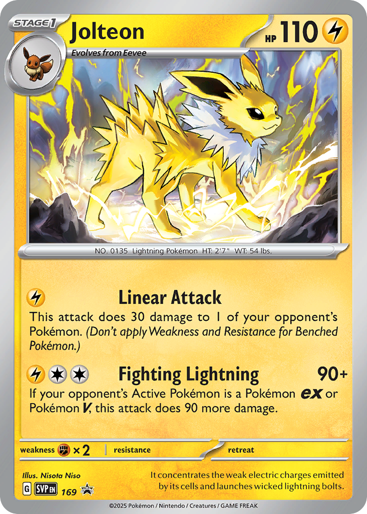 Jolteon 169/150 Scarlet & Violet Black Star Promos