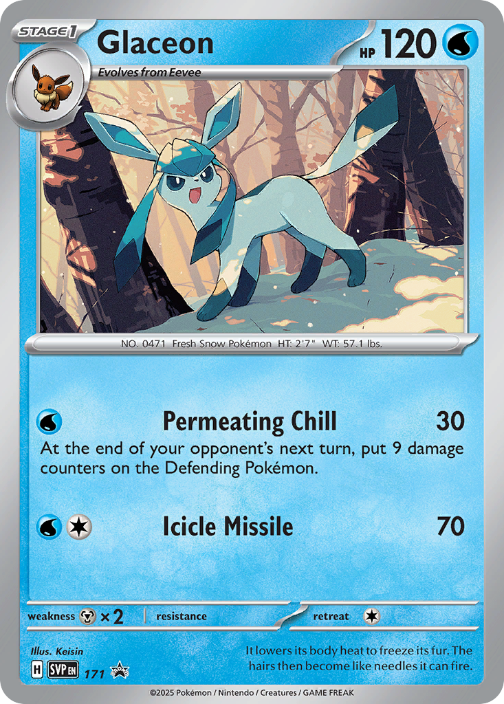 Glaceon 171/150 Scarlet & Violet Black Star Promos