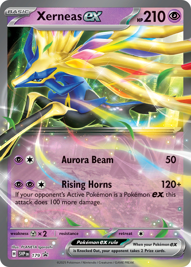 Xerneas ex 179/150 Scarlet & Violet Black Star Promos