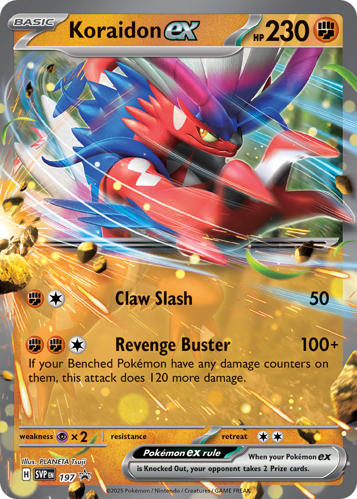 Koraidon ex 197/150 Scarlet & Violet Black Star Promos