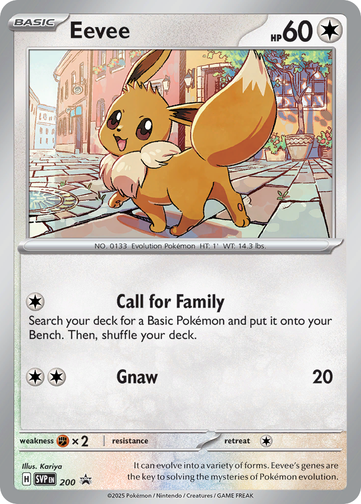 Eevee 200/150 Scarlet & Violet Black Star Promos