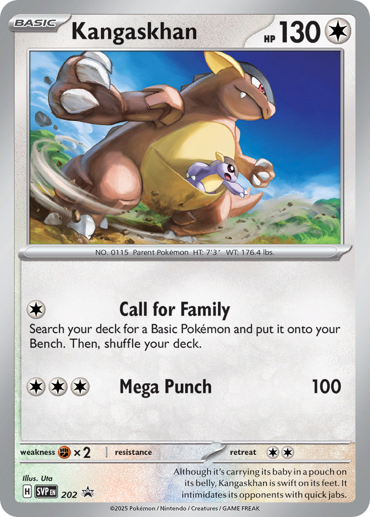 Kangaskhan 202/150 Scarlet & Violet Black Star Promos