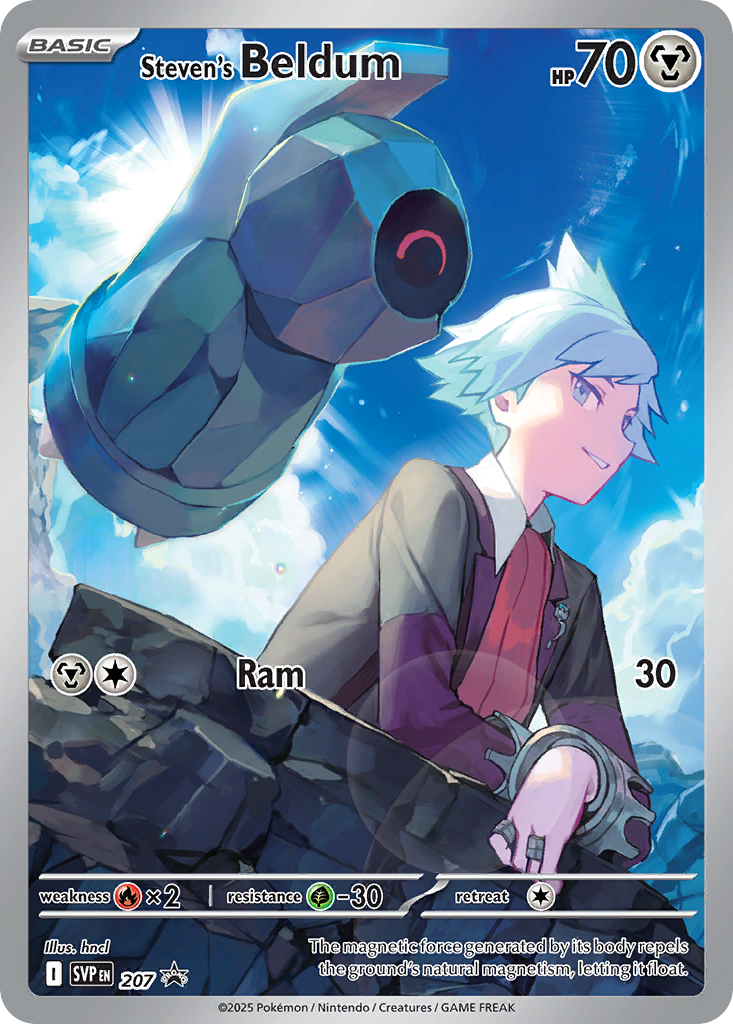 Steven's Beldum 207/150 Scarlet & Violet Black Star Promos