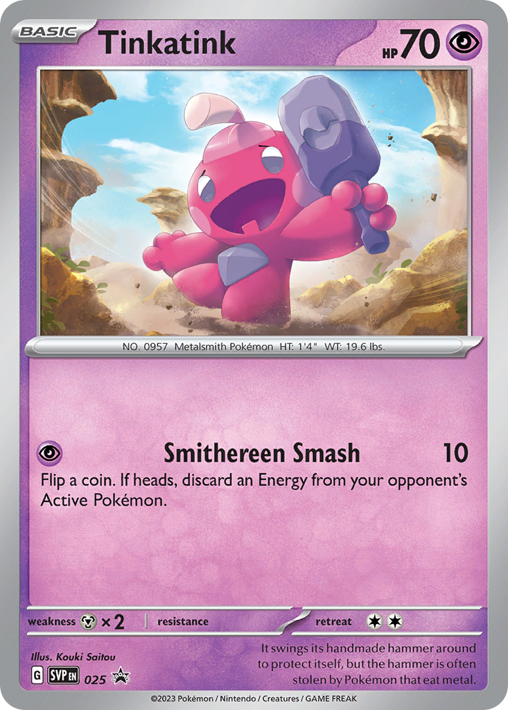 Tinkatink 25/215 Scarlet & Violet Black Star Promos