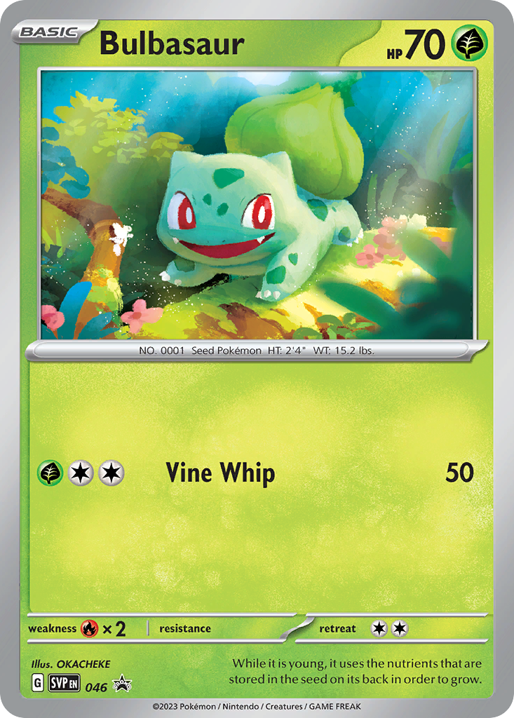 Bulbasaur 46/215 Scarlet & Violet Black Star Promos