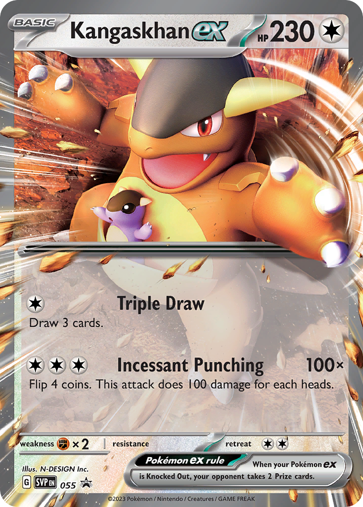 Kangaskhan ex 55/215 Scarlet & Violet Black Star Promos
