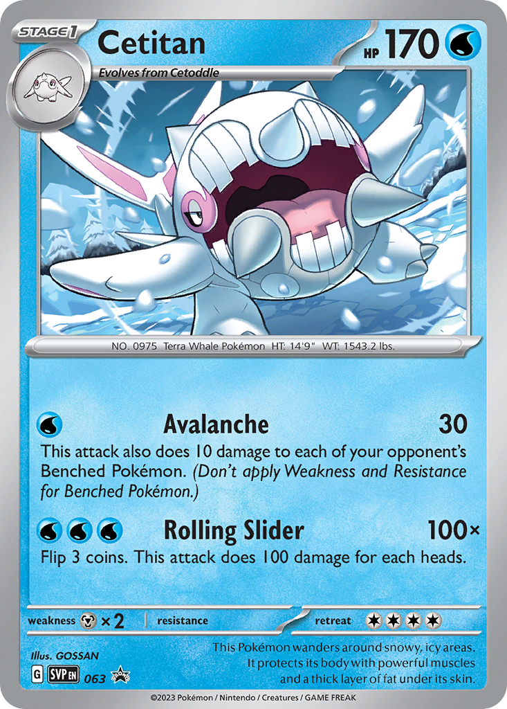 Cetitan 63/215 Scarlet & Violet Black Star Promos