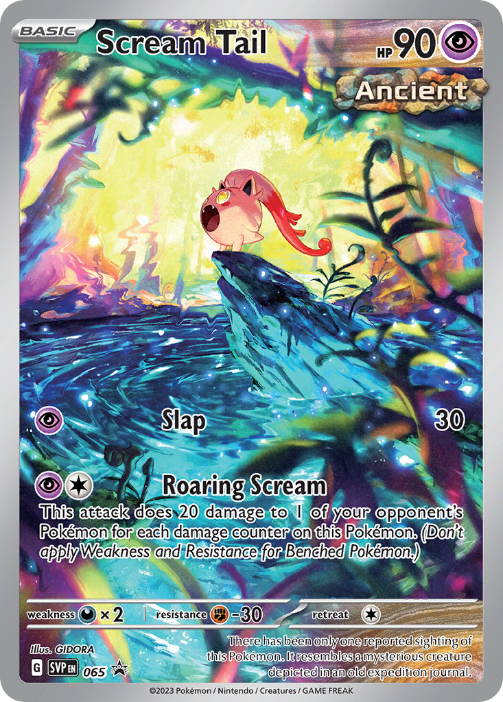 Scream Tail 65/215 Scarlet & Violet Black Star Promos