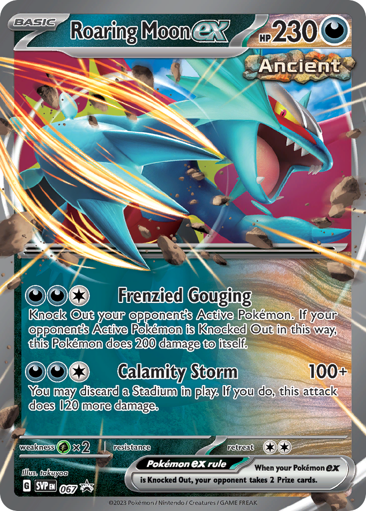 Roaring Moon ex 67/215 Scarlet & Violet Black Star Promos