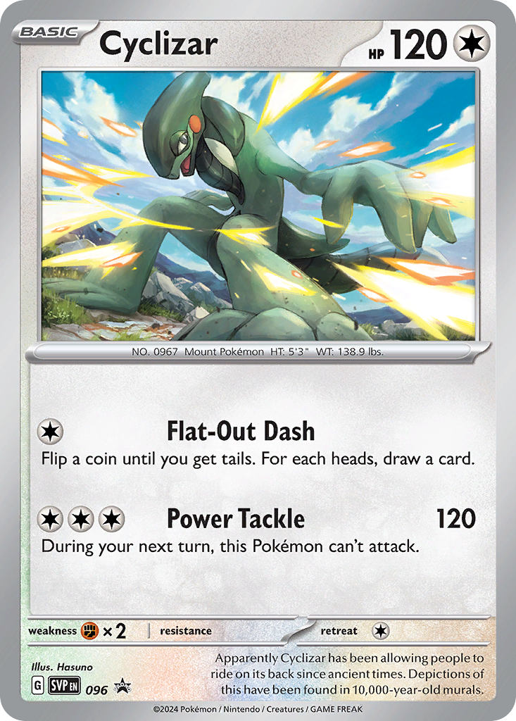 Cyclizar 96/215 Scarlet & Violet Black Star Promos