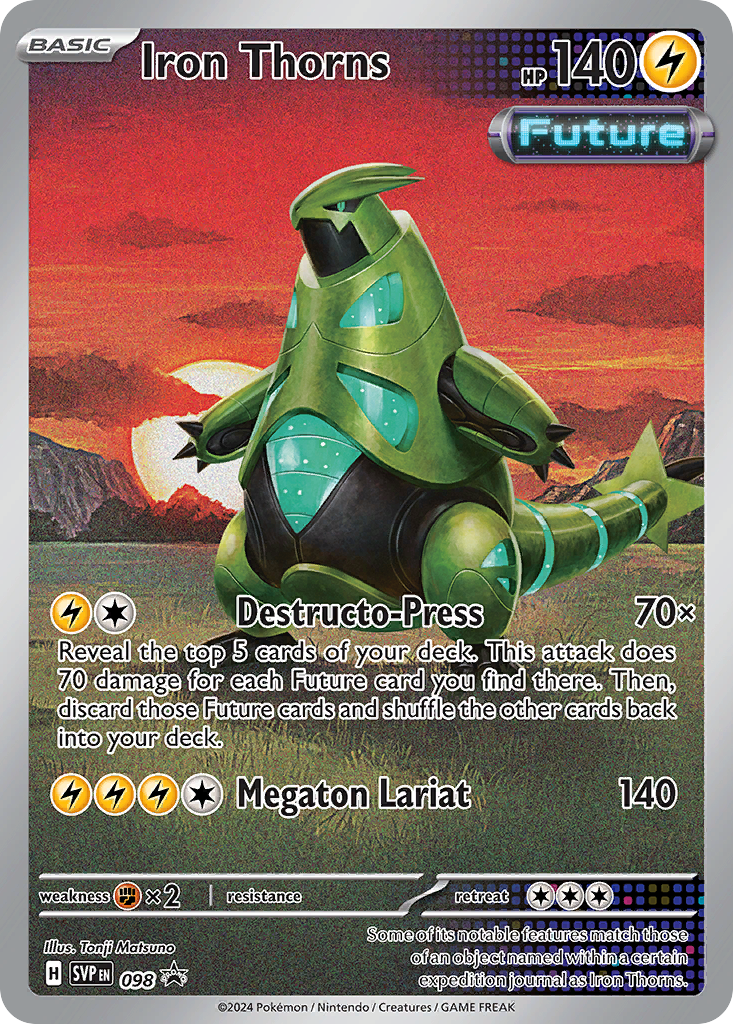 Iron Thorns 98/215 Scarlet & Violet Black Star Promos