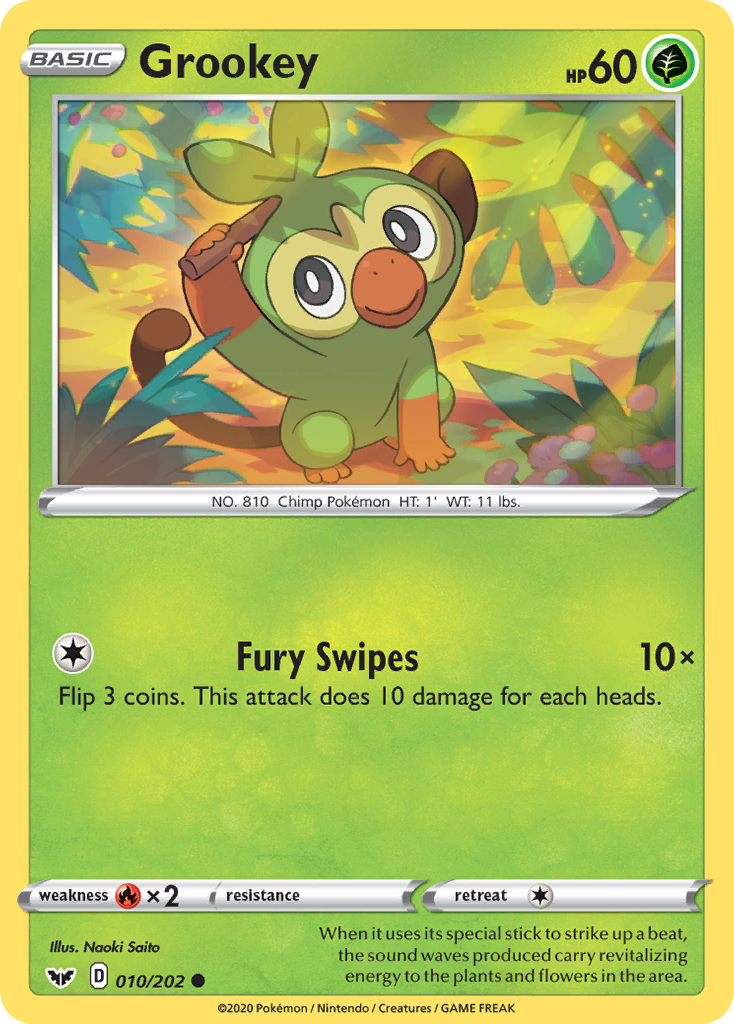 Grookey 10/202 Sword & Shield