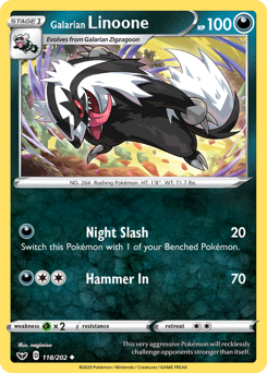 Galarian Linoone 118