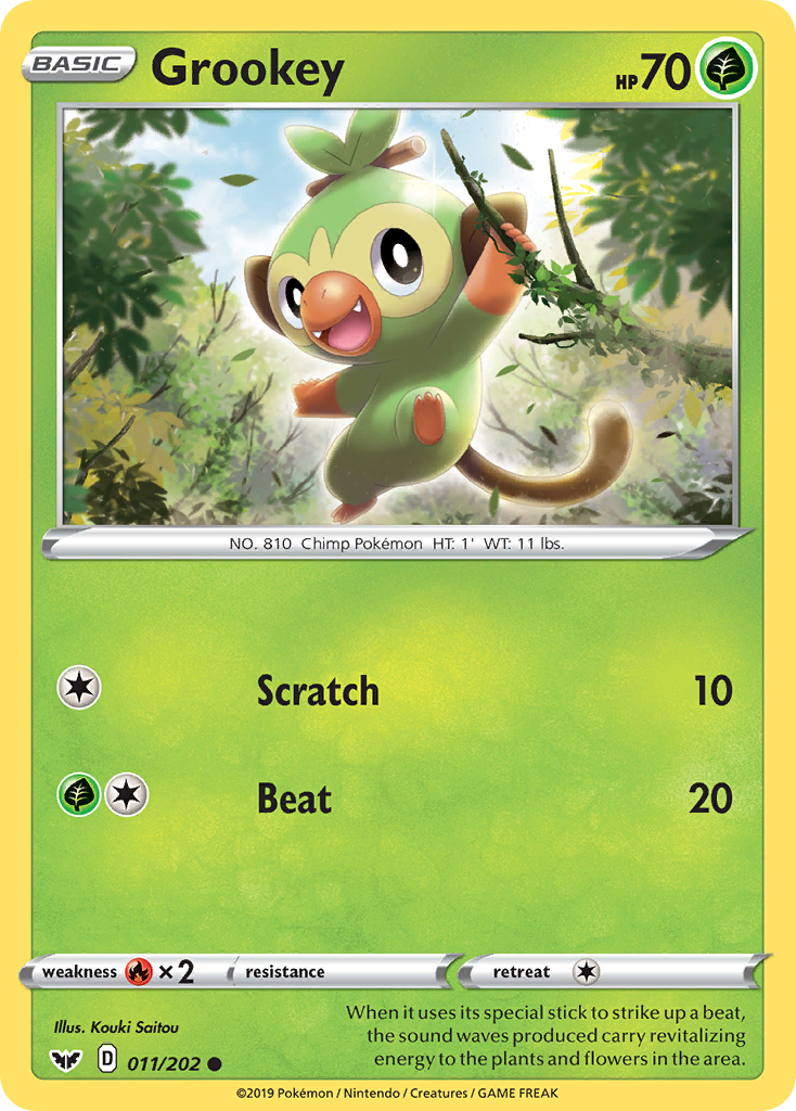 Grookey 11/202 Sword & Shield
