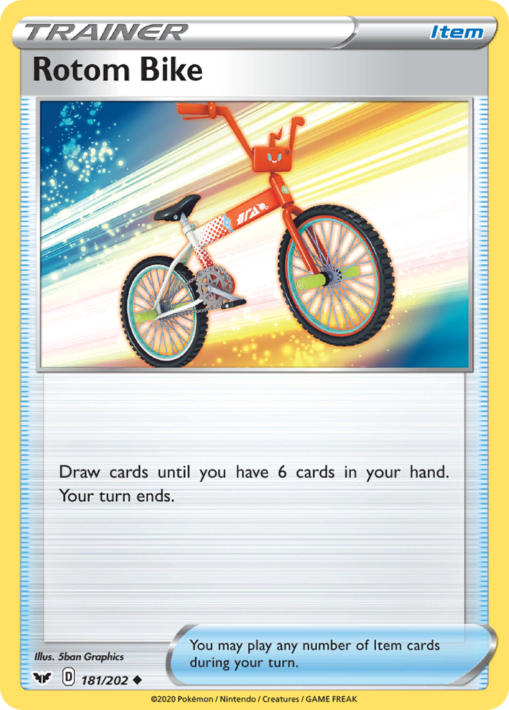 Rotom Bike 181/202 Sword & Shield