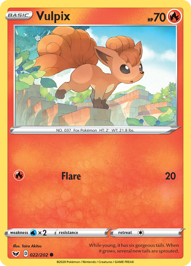 Vulpix 22/202 Sword & Shield
