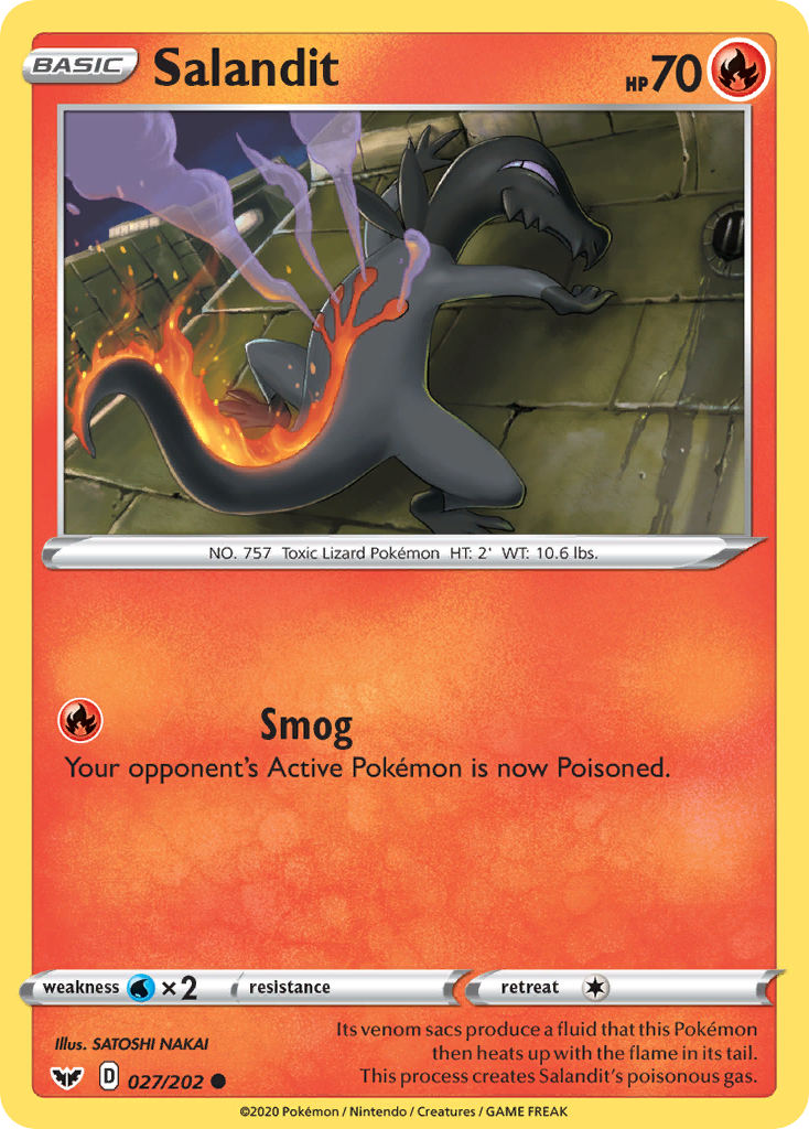 Salandit 27/202 Sword & Shield