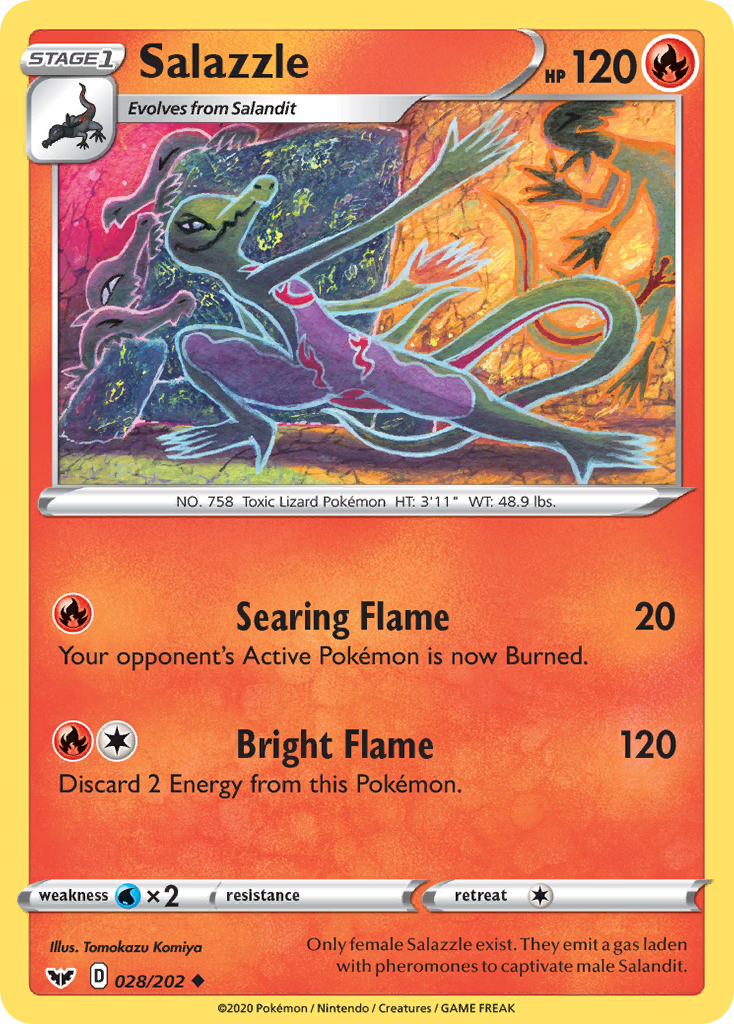 Salazzle 28/202 Sword & Shield