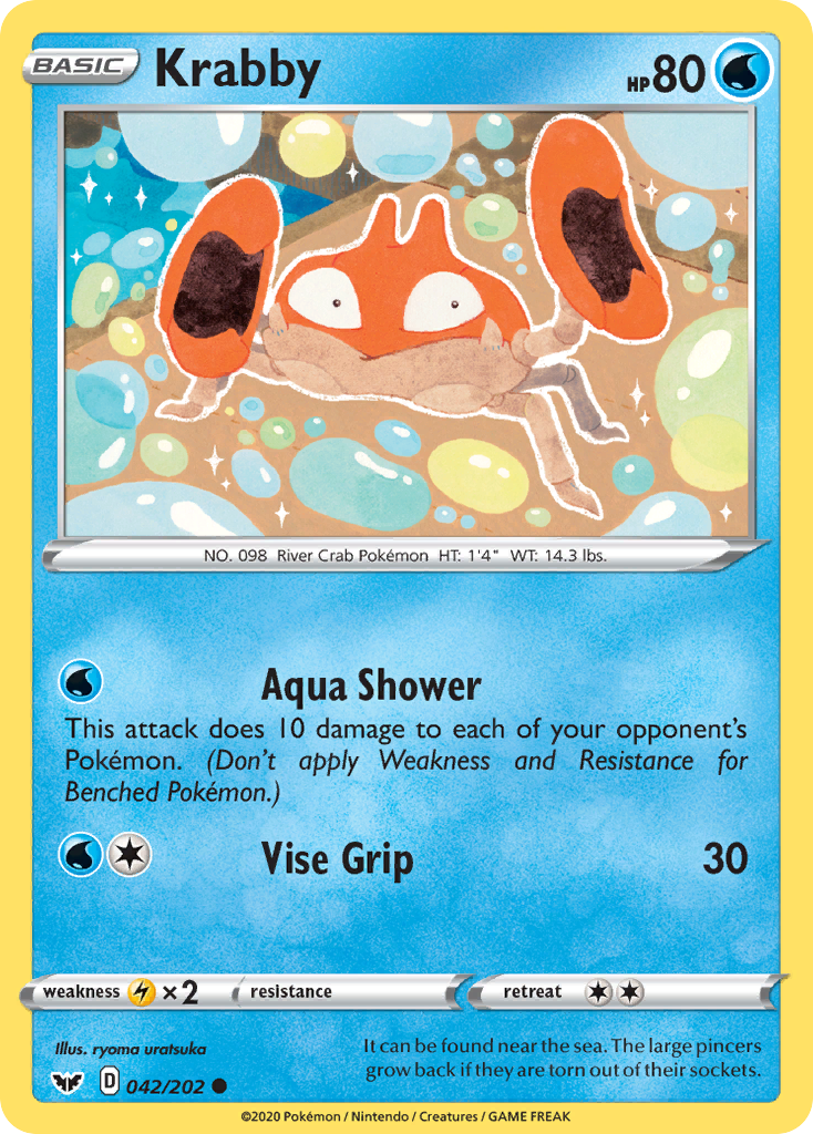 Krabby 42/202 Sword & Shield