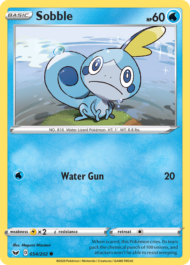 Sobble 54/202 Sword & Shield