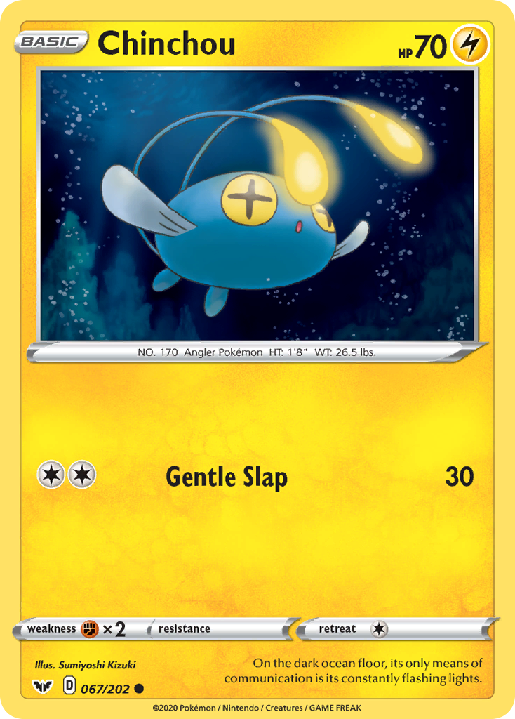 Chinchou 67/202 Sword & Shield