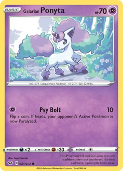 Galarian Ponyta 81