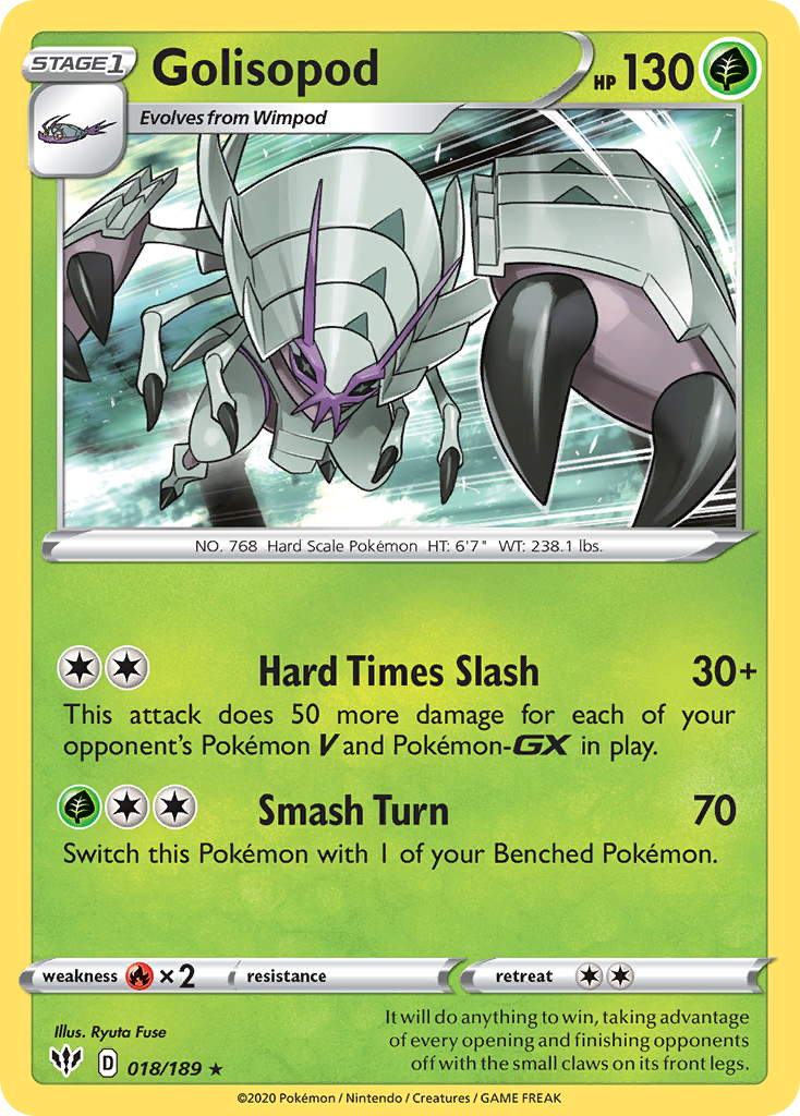 Golisopod 18/189 Darkness Ablaze