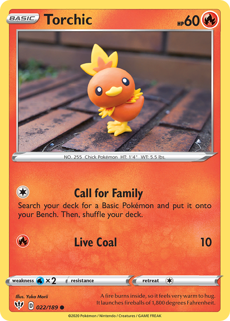 Torchic 22/189 Darkness Ablaze