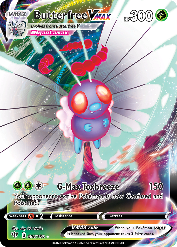 Butterfree VMAX 2/189 Darkness Ablaze