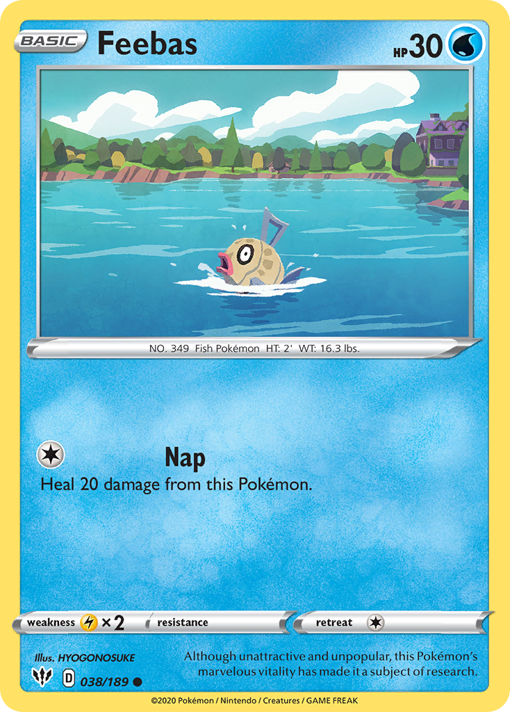 Feebas 38/189 Darkness Ablaze