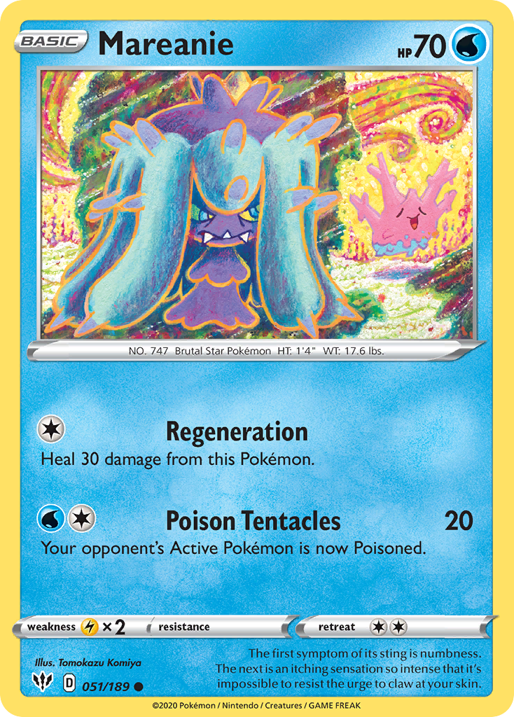 Mareanie 51/189 Darkness Ablaze