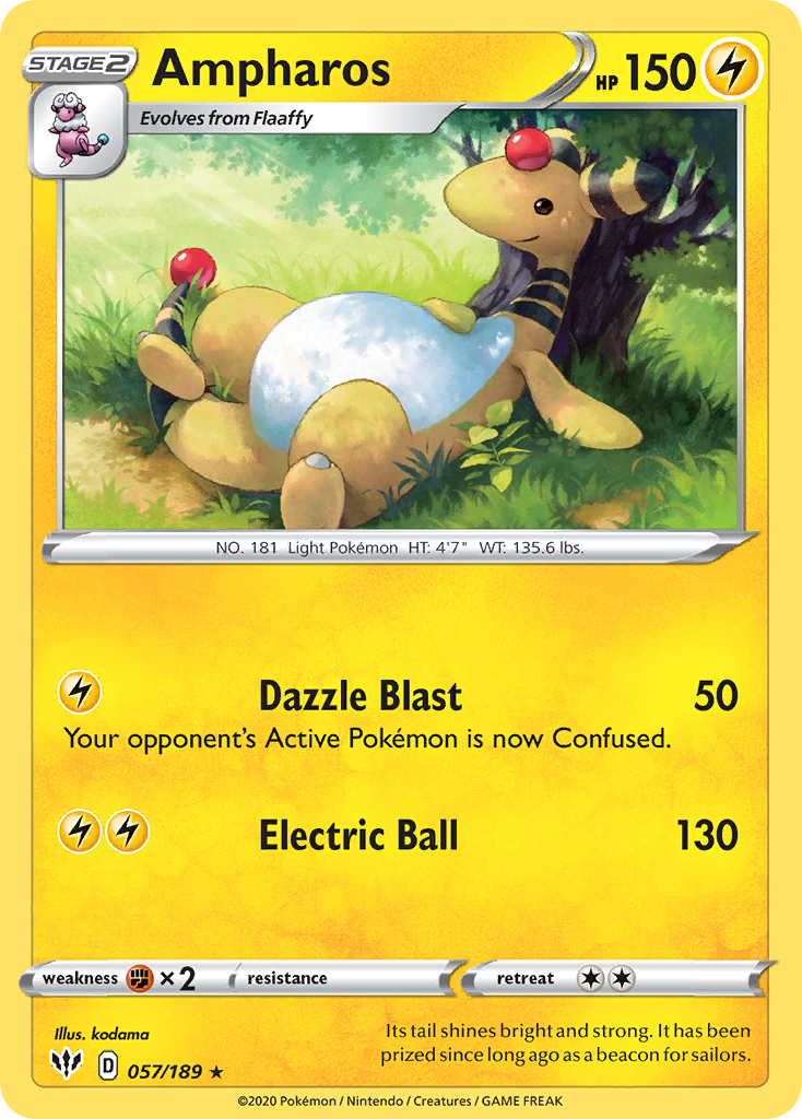 Ampharos 57/189 Darkness Ablaze