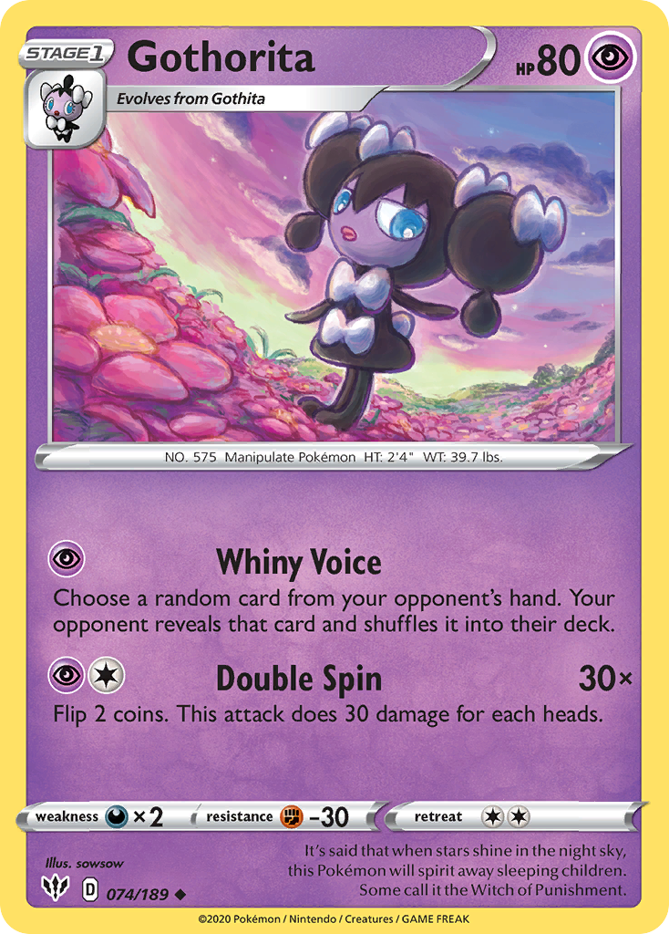 Gothorita 74/189 Darkness Ablaze